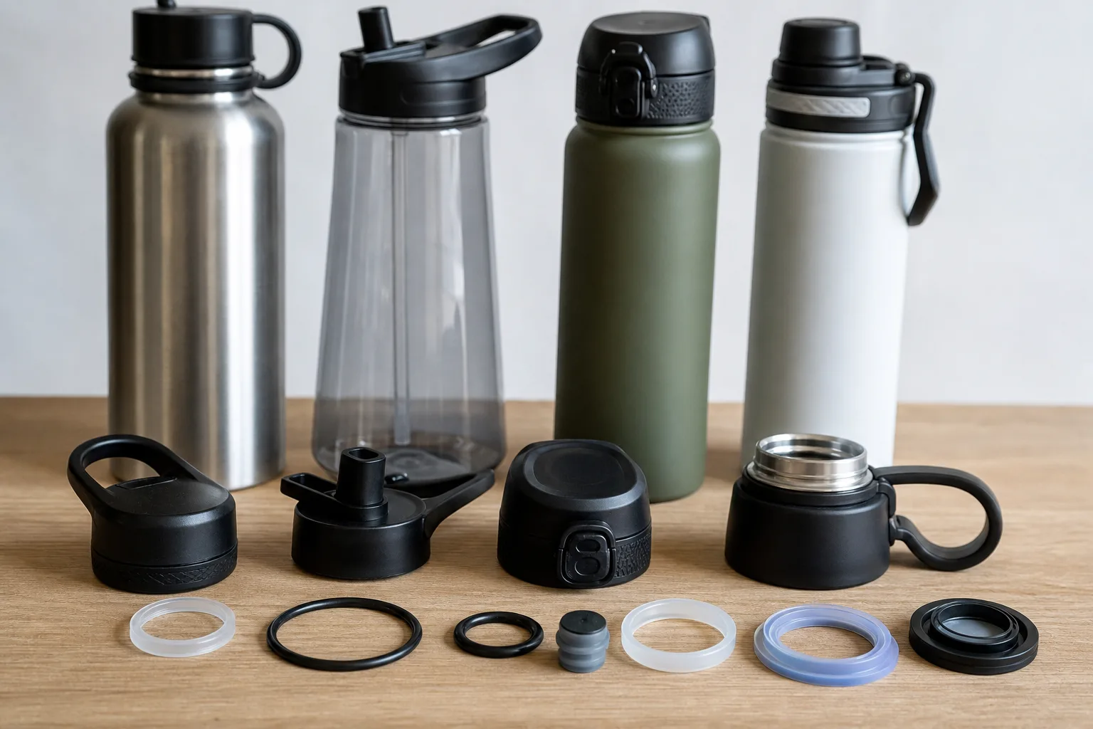 Auslaufsichere Trinkflasche finden: Verschlussarten und Dichtungstypen