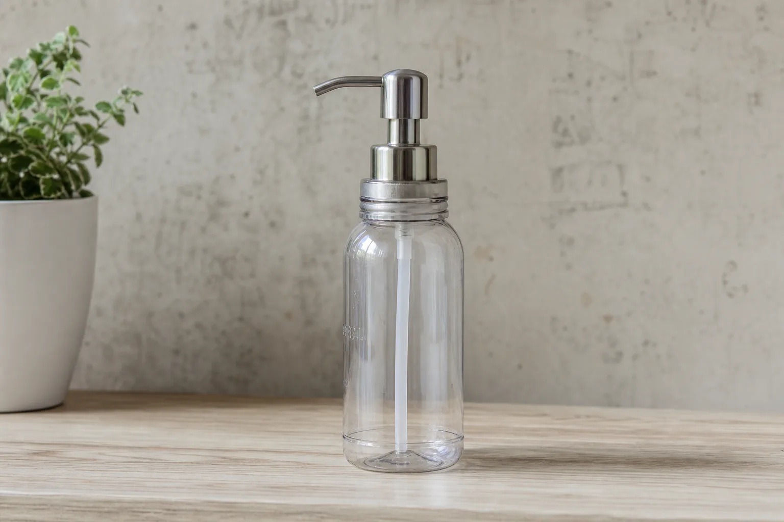 Trinkflasche als Seifenspender umfunktionieren: einfache Upcycling-Idee