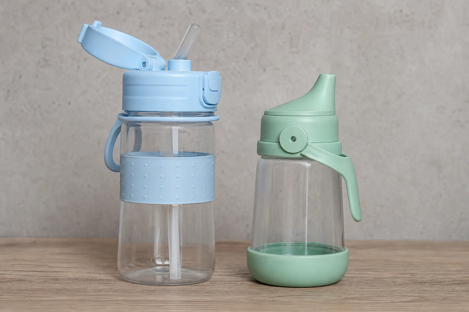 Kinder-Trinkflasche mit Strohhalm vs Trinkaufsatz: Welches Modell kaufen?